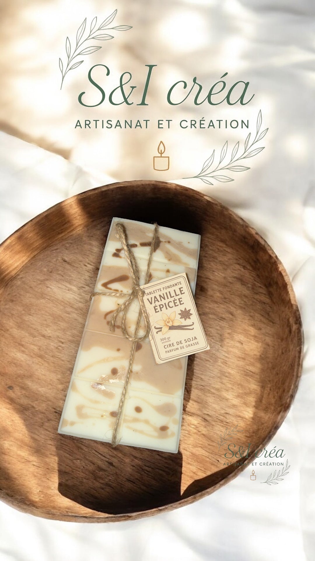 Tablette fondant parfumée XL