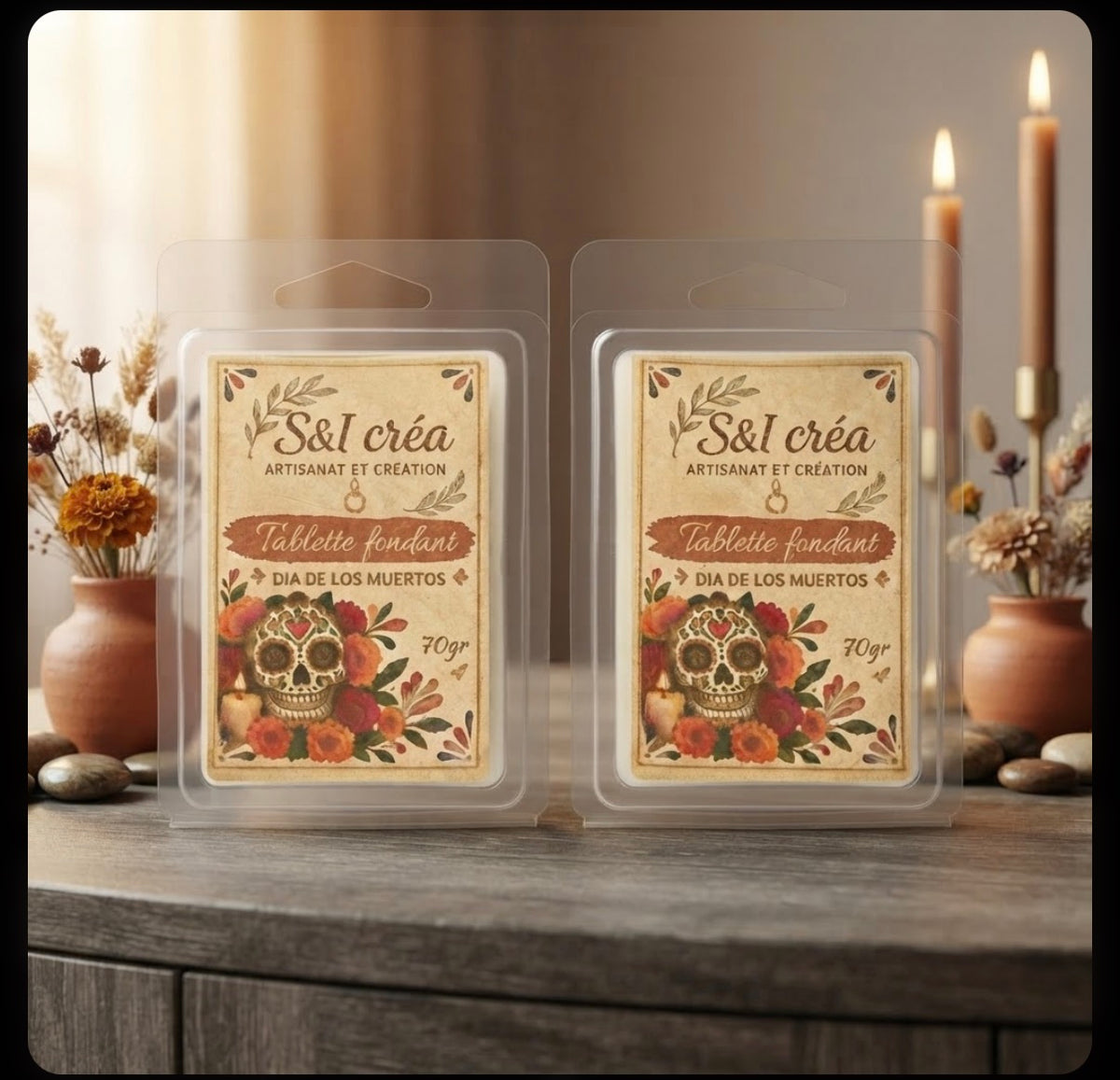 Tablette fondant parfumée
