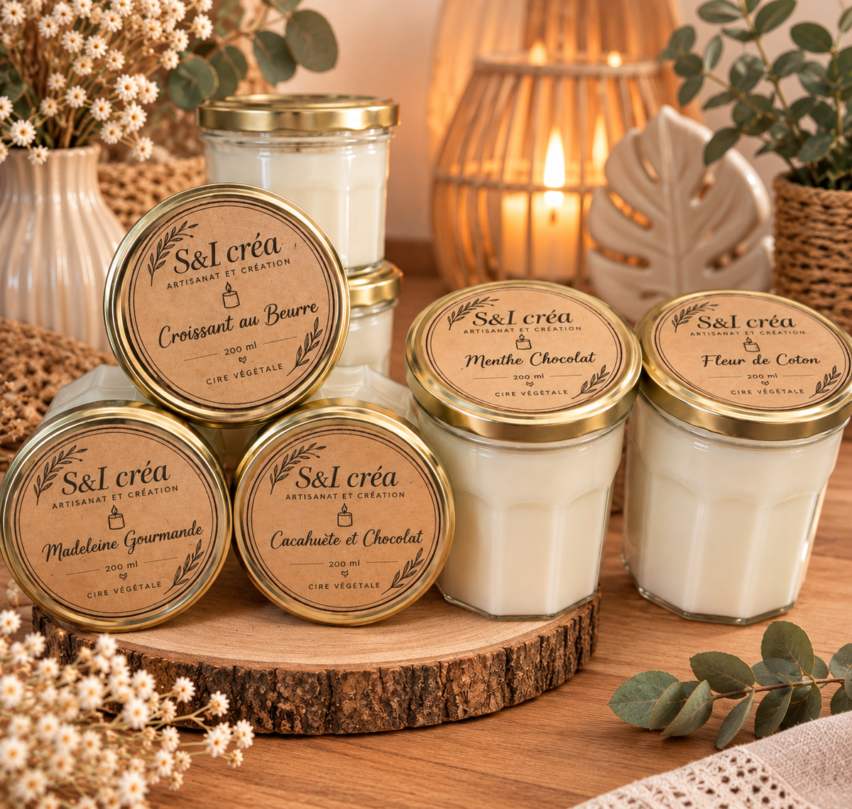 Bougie collection gourmande